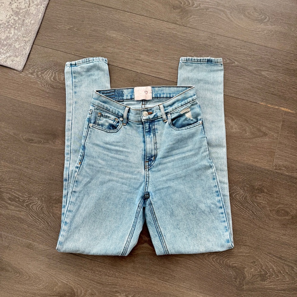 MOVING SALE: REVICE High Rise Light Blue Jeans